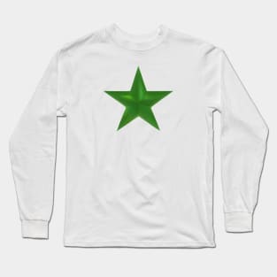 Green Esperanto Star Long Sleeve T-Shirt